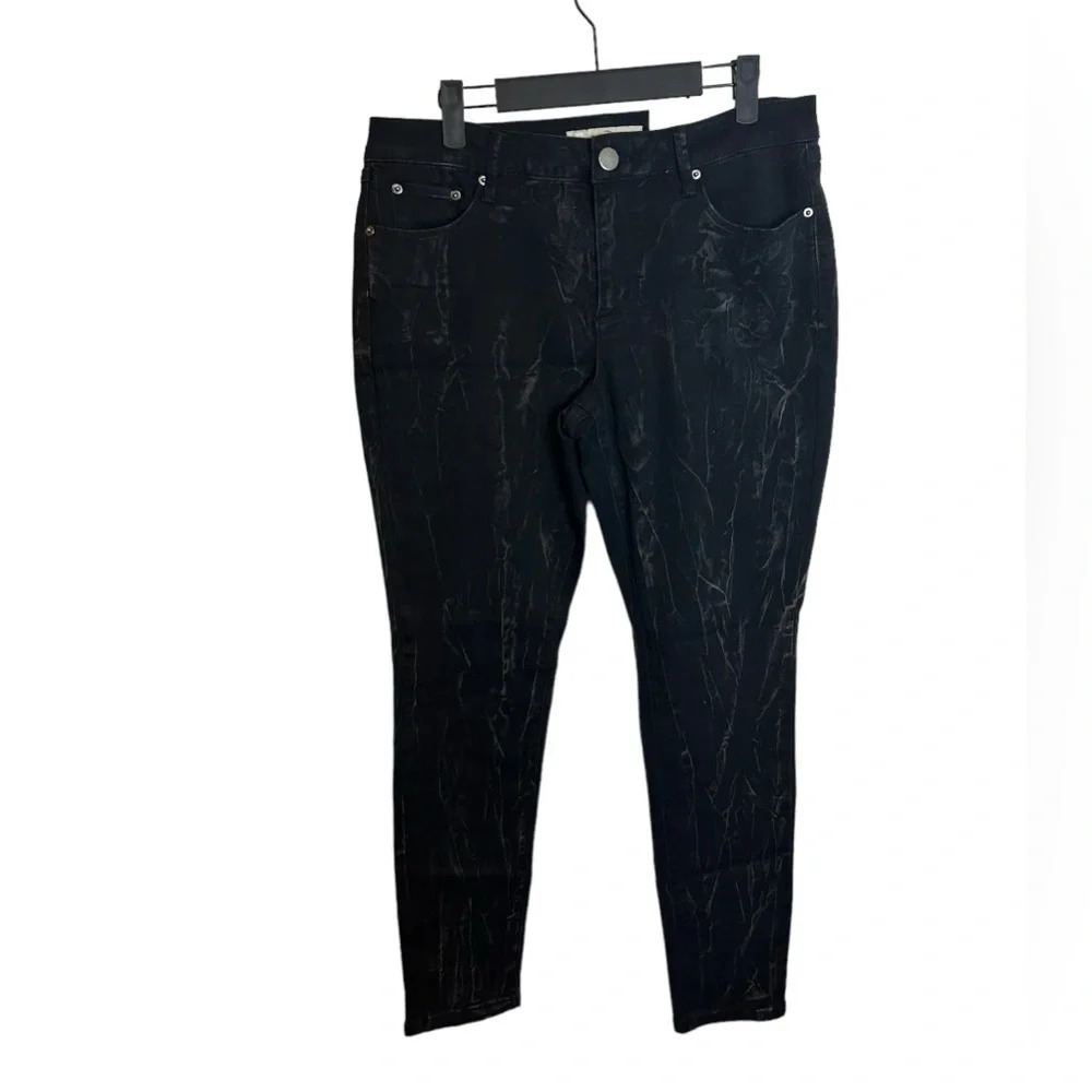 NWT CATO BLACK ACID WASH JEGGINGS